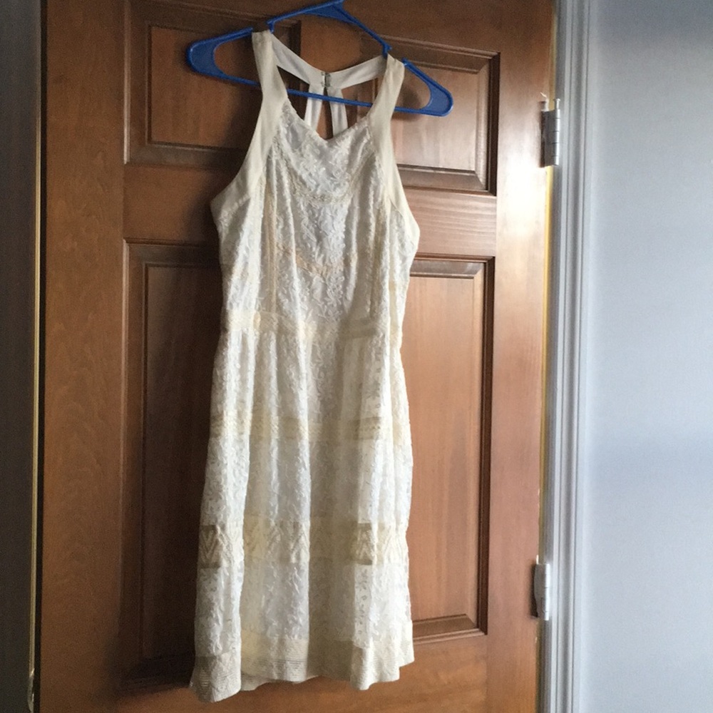 Lace white dress